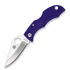 Spyderco Ladybug 3 sulankstomas peilis, FRN, violetinė LPRP3