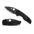 Spyderco - Lil Native, Black FRN, Black DLC, SpyderEdge
