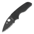 Spyderco Lil Native Compression Lock 折叠刀, spyderedge, 黑色 C230GSBBK