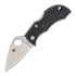 Spyderco Manbug, Black, Lightweight, Leaf MBKLFP