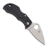 Spyderco Manbug, Black, Lightweight, Leaf MBKLFP