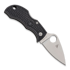 Spyderco Manbug, Black, Lightweight, Leaf MBKLFP