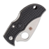 Spyderco Manbug, Black, Lightweight, Leaf MBKLFP
