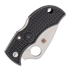 Spyderco Manbug, Black, Lightweight, Leaf MBKLFP