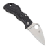 Spyderco Manbug, Black, Lightweight, Leaf, SpyderEdge MBKLFS