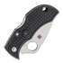 Spyderco Manbug, Black, Lightweight, Leaf, SpyderEdge MBKLFS