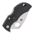Spyderco Manbug, Black, Lightweight, Leaf, SpyderEdge MBKLFS