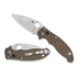 Spyderco - Manix 2 Cru-Wear, Brown Canvas Micarta