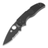 Coltello pieghevole Spyderco Native 5, nero, dentatura lama C41PSBBK5