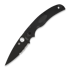 Spyderco Native Chief, Black, Lightweight, Black Blade, Combo Edge C244PSBBK