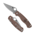 Spyderco - Para Military 2 Brown Lightweight CPM 15V Sprint Run