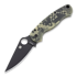 Spyderco Para Military 2 camo kääntöveitsi, musta C81GPCMOBK2