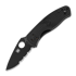 Spyderco Persistence Lightweight Black Blade sulankstomas peilis, dantytas C136PSBBK