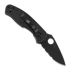 Spyderco Persistence Lightweight Black Blade folding knife, combo edge C136PSBBK