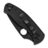 Spyderco Persistence Lightweight Black Blade folding knife, combo edge C136PSBBK