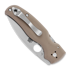 Spyderco Shaman Brown G-10 CPM 15V SPRINT RUN foldekniv C229GPBN15V