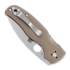 Spyderco Shaman Brown G-10 CPM 15V SPRINT RUN kääntöveitsi C229GPBN15V