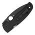 Spyderco Shaman foldekniv, spyderedge, svart C229GSBK