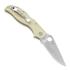 Spyderco Stretch 2 Ivory Straight Spine Sprint Run folding knife C90FPIV2