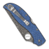 Spyderco Stretch 2 XL, Glass Fiber Blue, Nishijin Damascus, SPRINT RUN C258GFBLP
