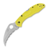 Coltello pieghevole Spyderco Tasman Salt 2, spyderedge, giallo C106SYL2