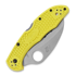 Spyderco Tasman Salt 2 foldekniv, spyderedge, gul C106SYL2