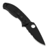 Spyderco Tenacious kääntöveitsi, musta, combo terä C122GBBKPS