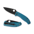 Spyderco - Tenacious Blue Ti, sort