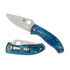 Spyderco - Tenacious Blue Titanium Disarray D2