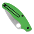 Spyderco UK Penknife Salt Green LC200N folding knife C94PGR