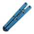 Balisong trainer Squid Industries Inked Krake Raken Trainer V3, Blue