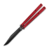 Squid Industries Krake Raken Bowie Inked Red V3 balisong
