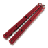 Squid Industries Krake Raken balisong trainer, 红色