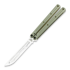 Squid Industries Krake Raken balisong trainer, silver