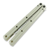 Squid Industries Krake Raken balisong trainer, silver