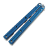 Squid Industries Krake Raken Tanto balisong, 藍色