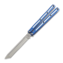 Squid Industries Krake Raken Tanto Dual-Tone Blue V3 balisong