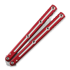 Couteau papillon Squid Industries Krake Raken Tanto Dual-Tone Red V3