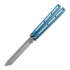 Couteau papillon Squid Industries Krake Raken Tanto Dual-Tone Teal V3