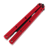 Squid Industries Krake Raken Tanto Inked Red V2.5 balisong