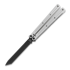 Squid Industries Krake Raken Tanto Inked Silver V2.5 balisong