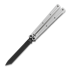 Coltello a farfalla Squid Industries Krake Raken Tanto Inked Silver V2.5