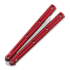 Nož motýlek Squid Industries Krake Raken Tanto Red V3