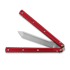 Couteau papillon Squid Industries Krake Raken Tanto Red V3