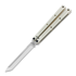 Squid Industries Krake Raken Tanto V2 perhosveitsi, silver
