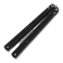 Squid Industries Krake Raken Trainer V2.5 balisong trainer, 黑色