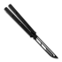Balisong trainer Squid Industries Krake Raken Trainer V2.5 Inked Black