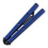 Тренировочный балисонг Squid Industries Krake Raken Trainer V2.5 Inked Blue
