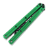 Squid Industries Krake Raken Trainer V2.5 Inked Green balisong trainer