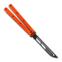 Balisong trainer Squid Industries Krake Raken Trainer V2.5 Inked Orange